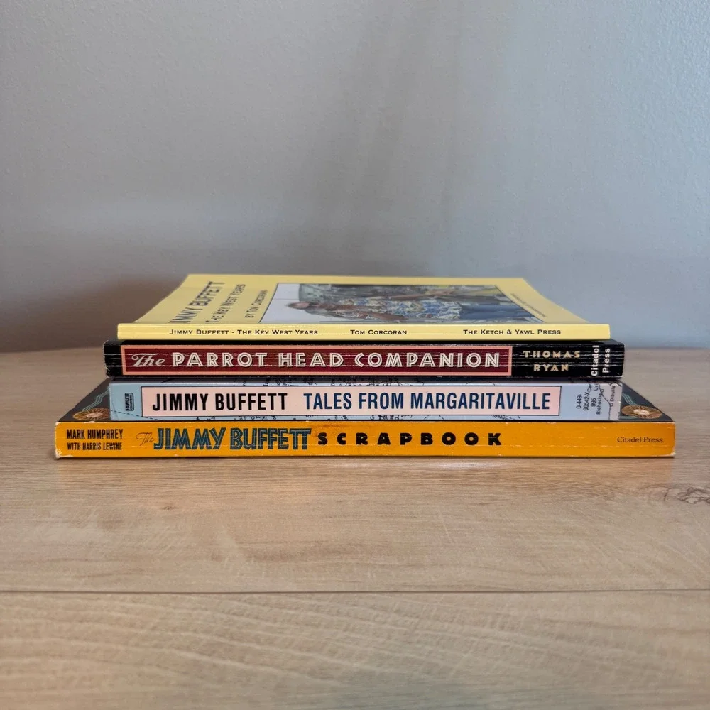 Jimmy Buffett Book Lot Tales from Margaritaville Scrapbook Parrot Head Key West